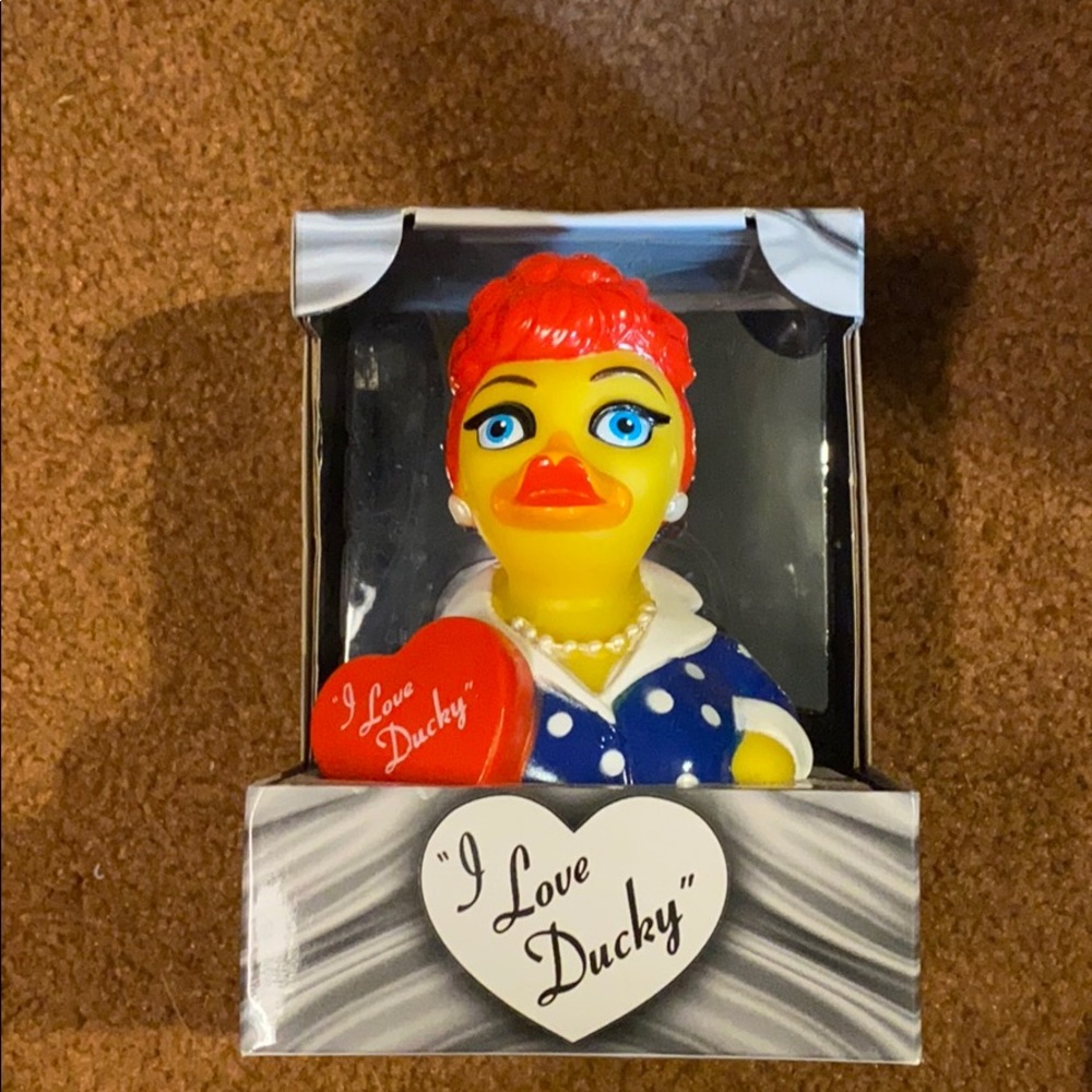 I Love Lucy Rubber Duck